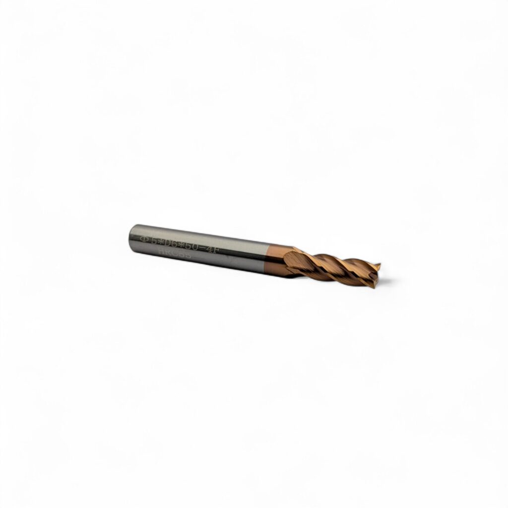 D5×50-4F HRC55 Carbide Endmill with AlTiN Coating