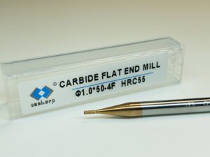D1×50-4F HRC55 Ussharp Carbide Endmill with AlTiN Coating