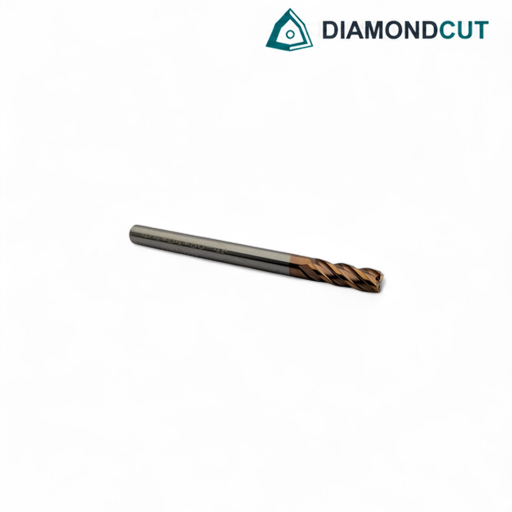 D4×50-4F HRC55 Carbide Endmill with AlTiN Coating