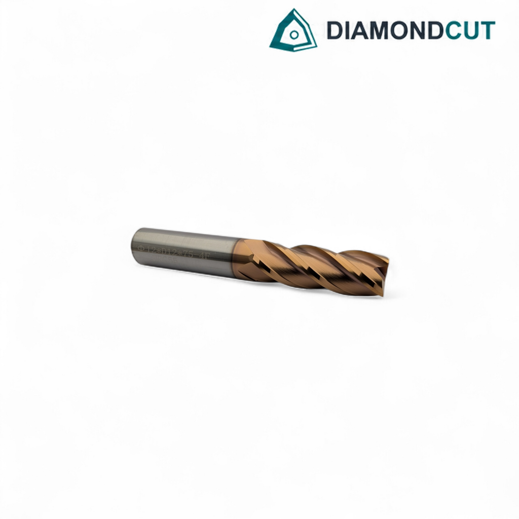 D12.0×75-4F HRC55  Ussharp Carbide Endmill with AlTiN Coating
