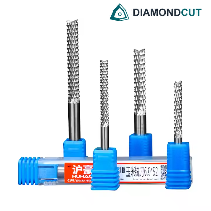 Corn Teeth Carbide End Mill - D6*6*25