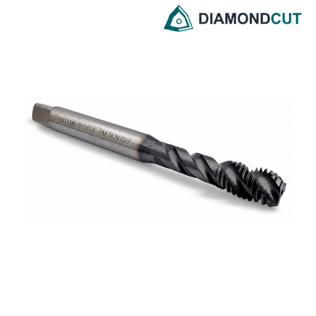 HSSE-PM Spiral Flute Tap Din371 M8*1.25 ECL