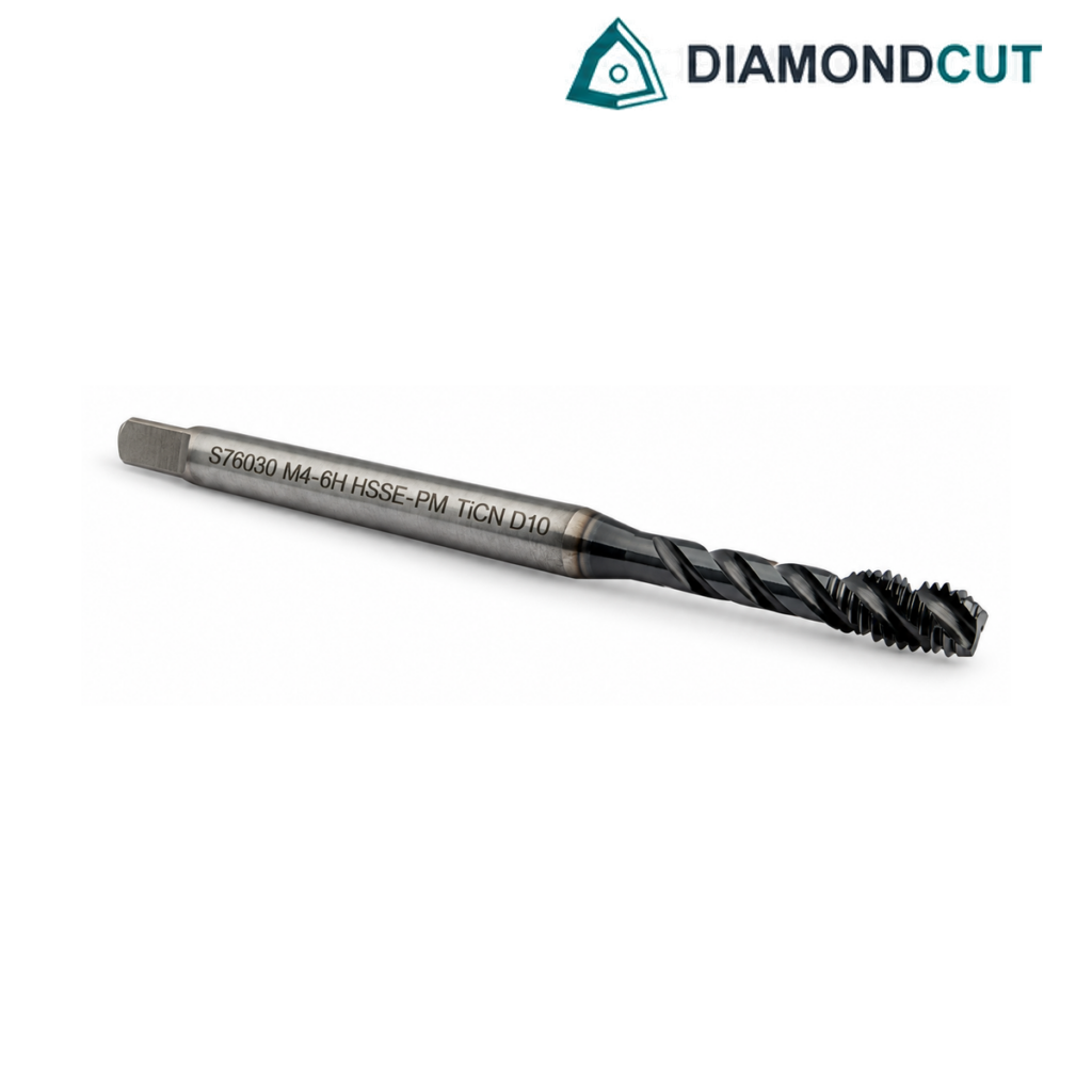 HSSE-PM Spiral Flute Tap Din371 M4*0.7 ECL