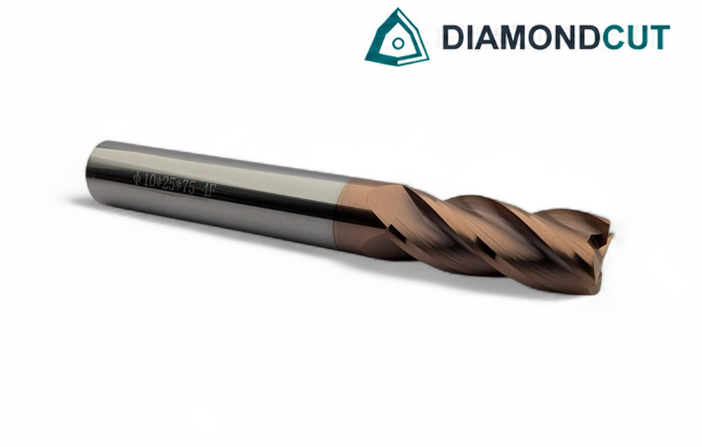 D10 Endmill - HRC55 - D10*25*75 - 4F Stainless Steel