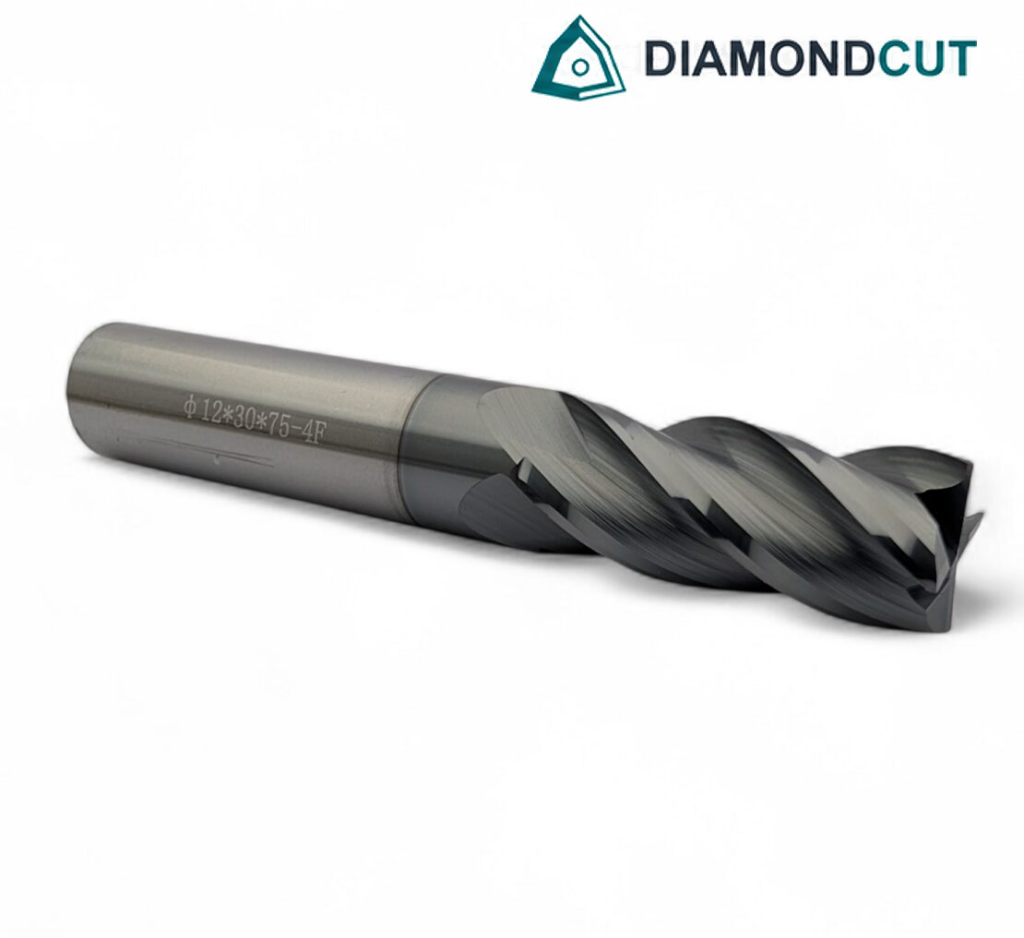 D12 Endmill - HRC58 - D12*30*75 - 4F Steel  (S)