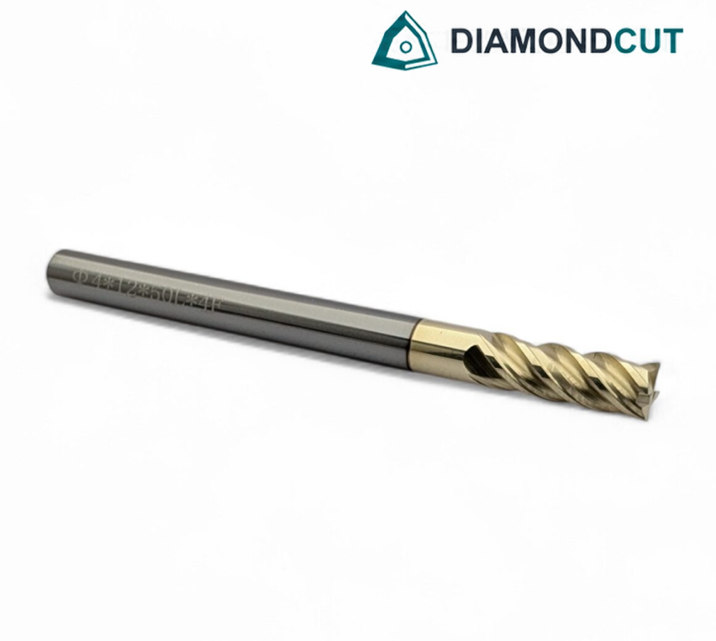D4 Endmill - ZrN - 4*12*50L*4T 70°