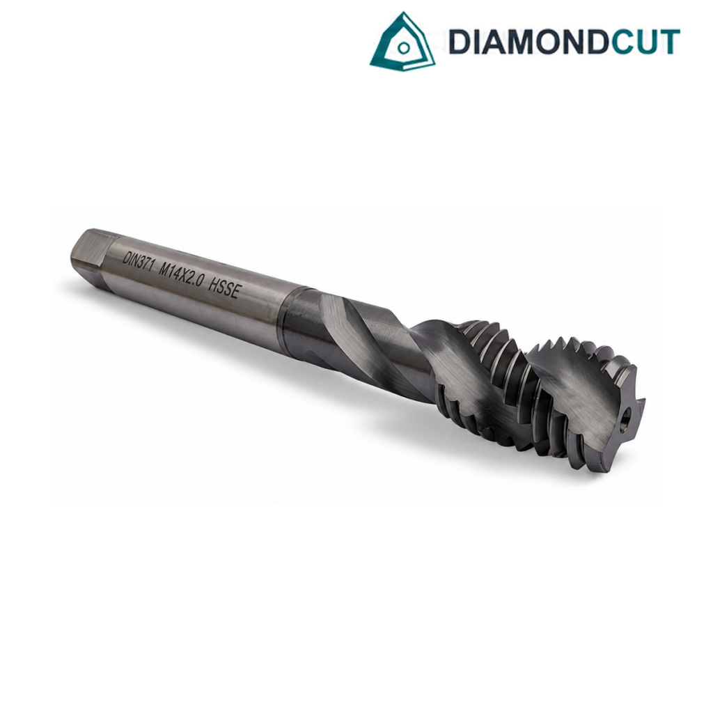 HSSE Spiral Flute Tap M35 Din371 M14*2 Grewin