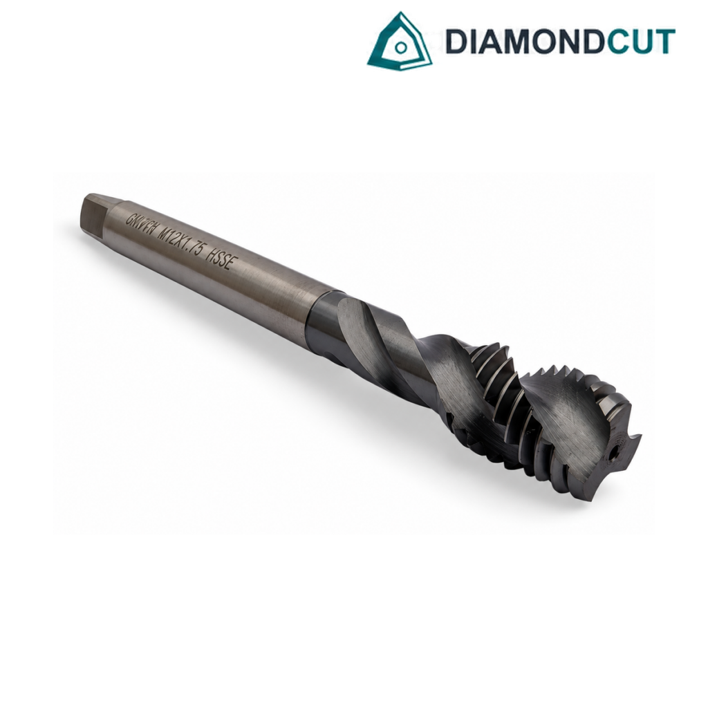 HSSE Spiral Flute Tap M35 Din371 M12*1.75 Grewin