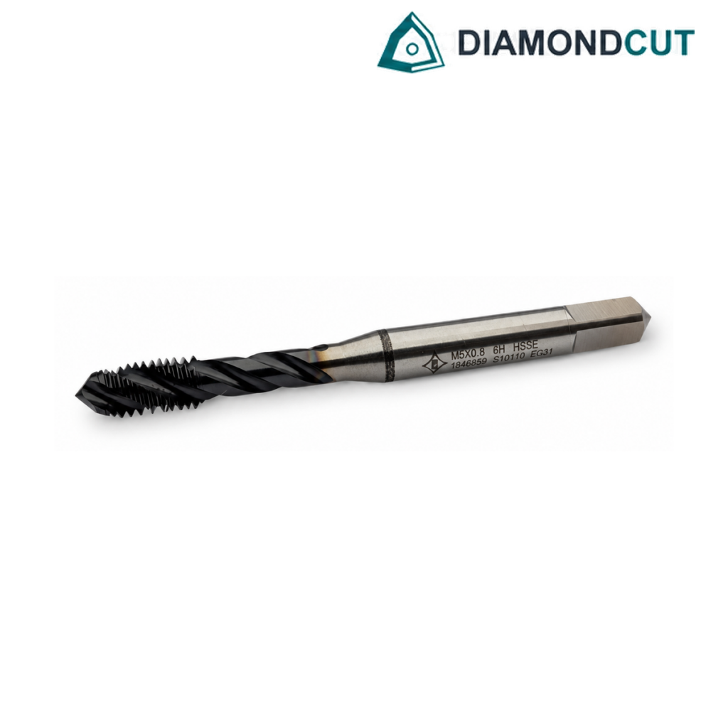 HSSE Spiral Flute Tap JIS M5*0.8 Cleveland