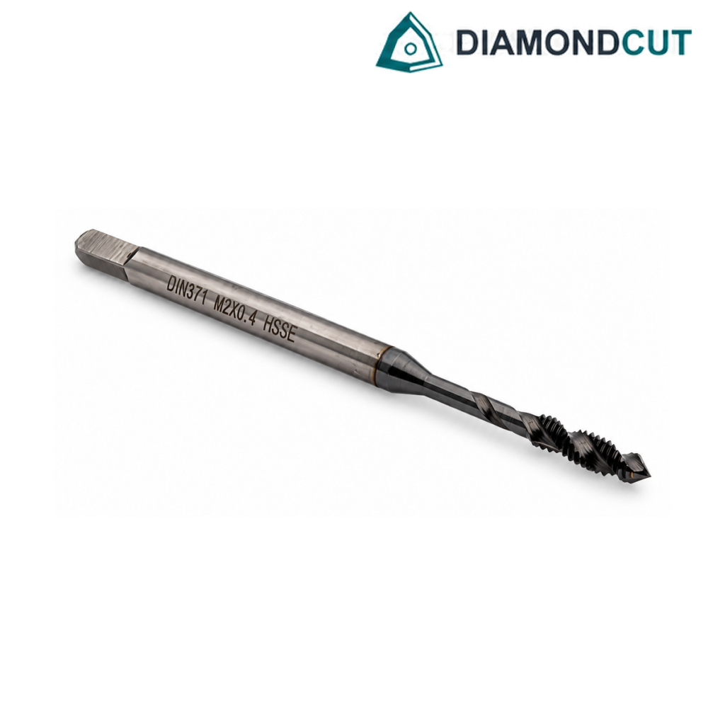 HSSE Spiral Flute Tap M35 Din371 M2*0.4 Grewin