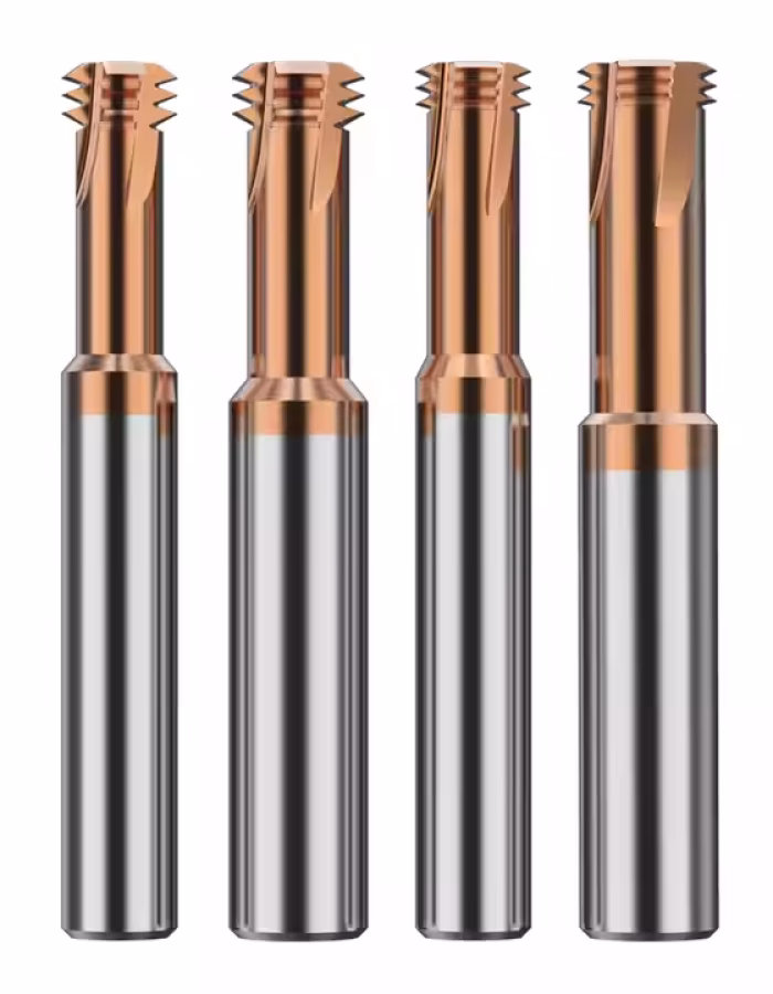 M3*P0.5-3 /  D2.4*6.4*D50*3F / Solid Carbide 3-Flute Thread Milling Cutter